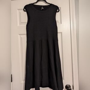 Eileen Fisher Wool Sweater Dress Medium Classic